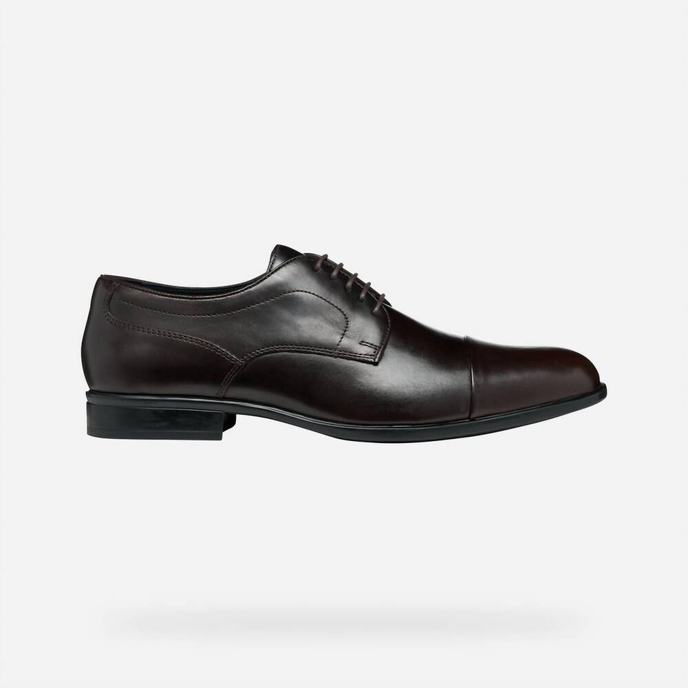 NEW GEOX men's iacopo shoe in coffee